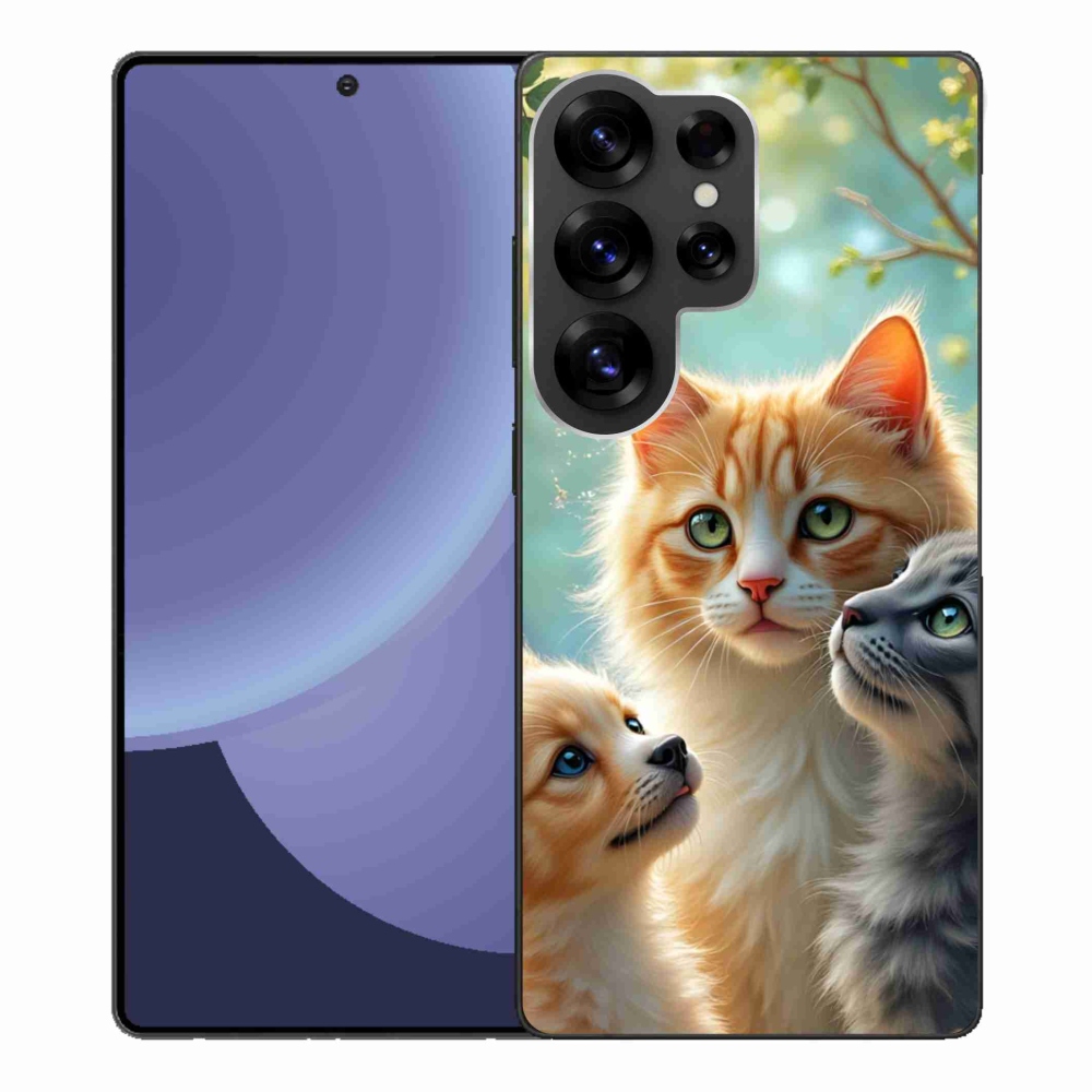 Gélový kryt mmCase na Samsung Galaxy S25 Ultra - zvieracie priateľstvo 2