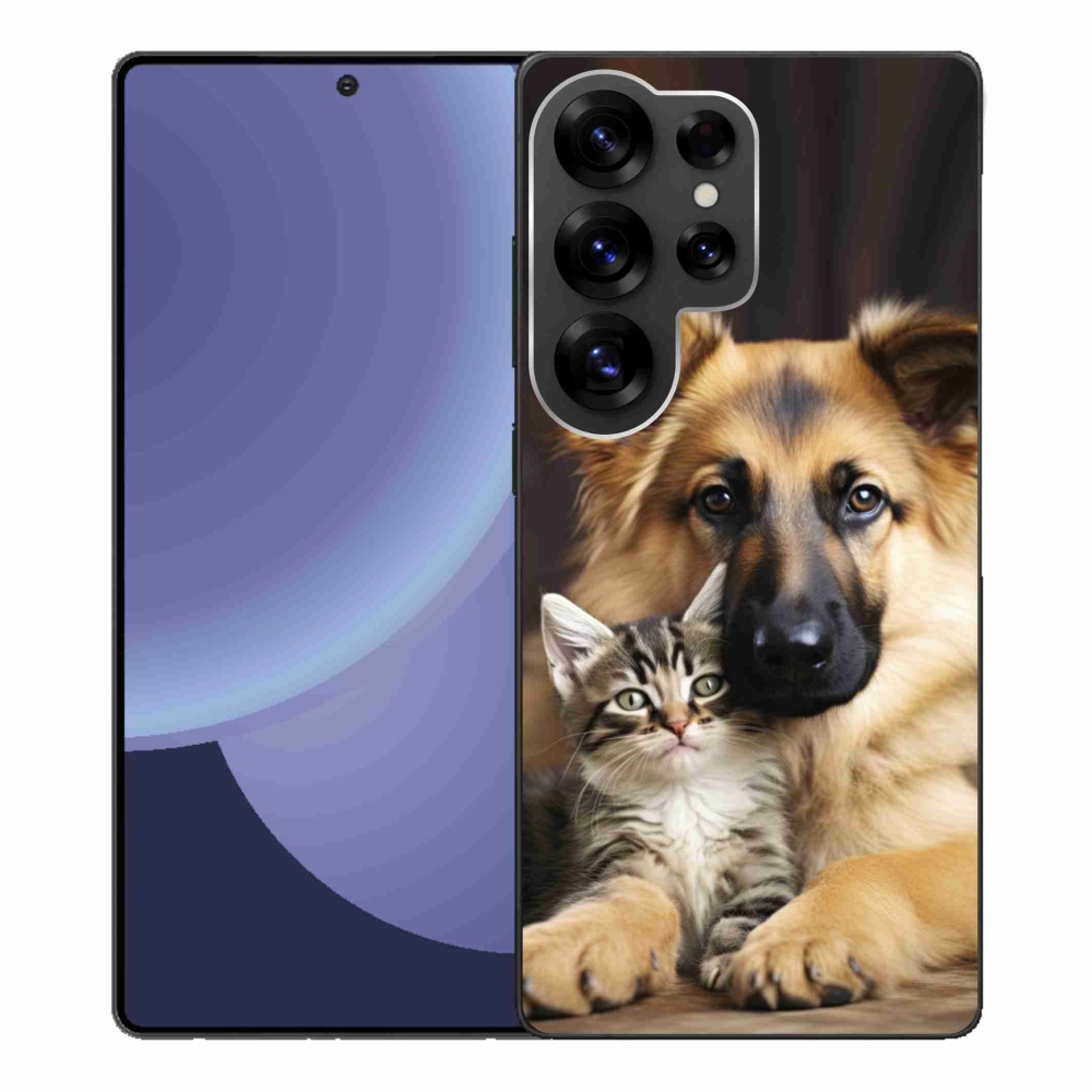 Gélový kryt mmCase na Samsung Galaxy S25 Ultra - zvieracie priateľstvo