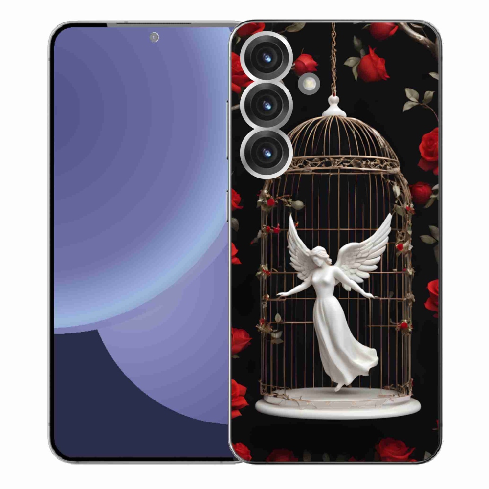 Gélový kryt mmCase na Samsung Galaxy S25+ - uväznený anjel