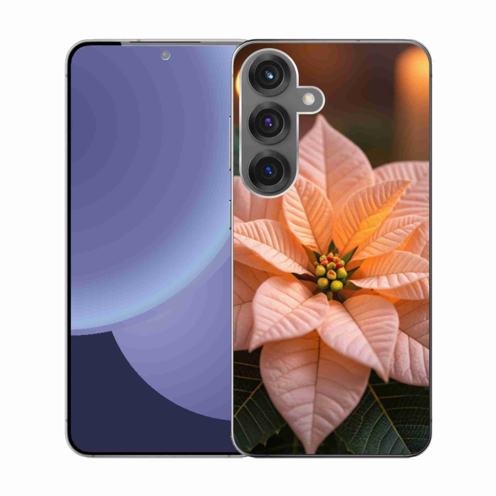 Gélový kryt mmCase na Samsung Galaxy S25 - vianočná hviezda