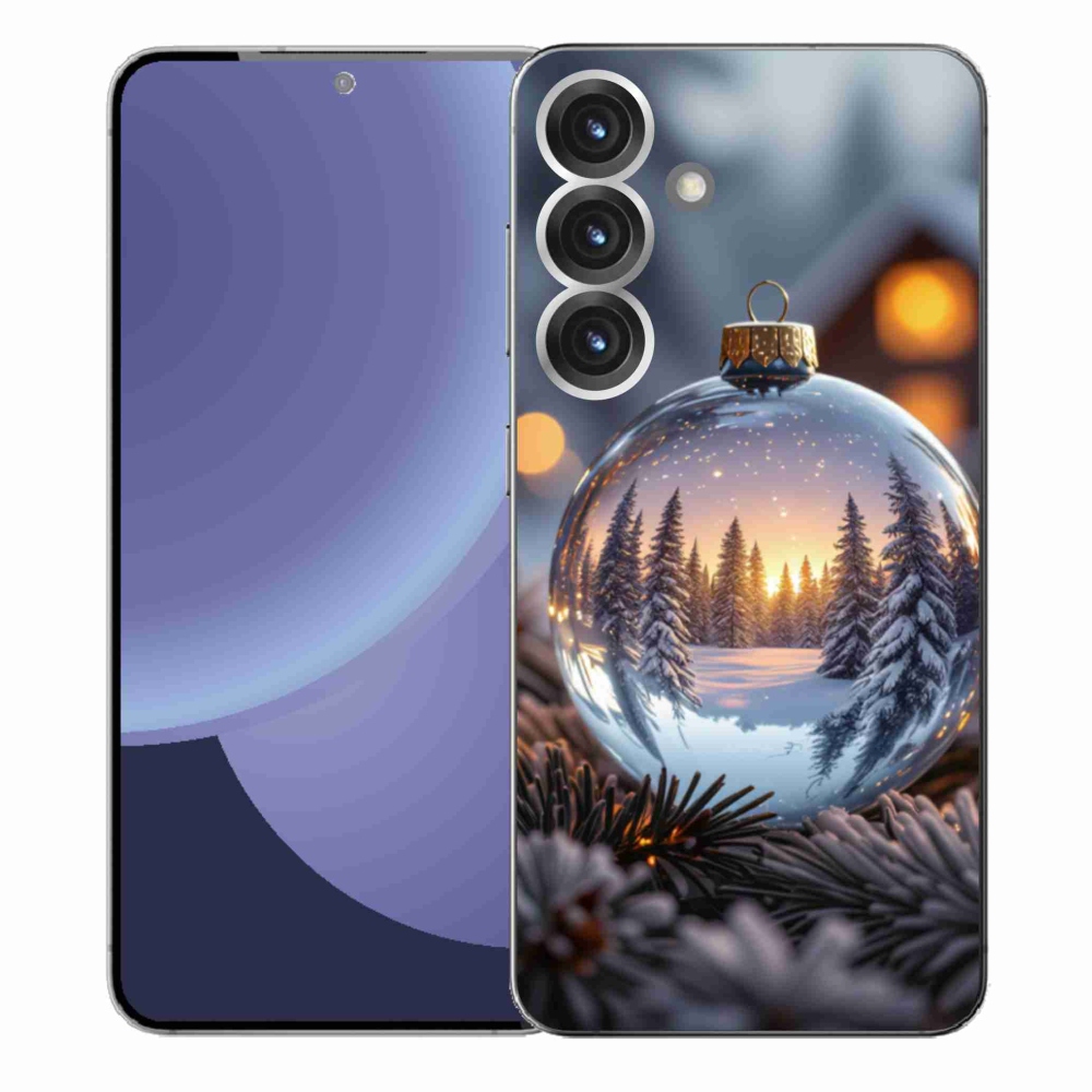 Gélový kryt mmCase na Samsung Galaxy S25+ - vianočná ozdoba