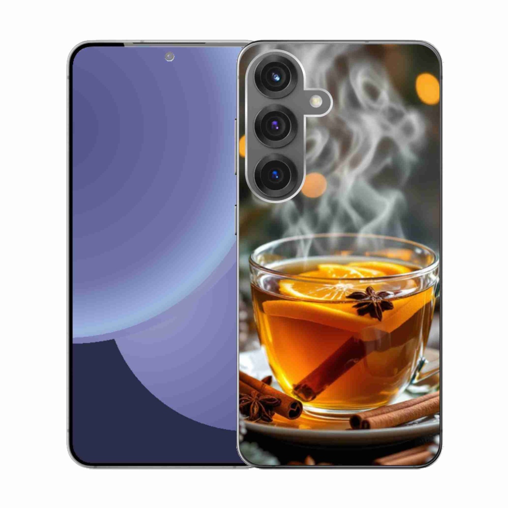 Gélový kryt mmCase na Samsung Galaxy S25 - vianočný punč