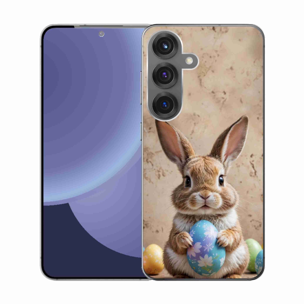 Gélový kryt mmCase na Samsung Galaxy S25 - veľkonočný zajačik