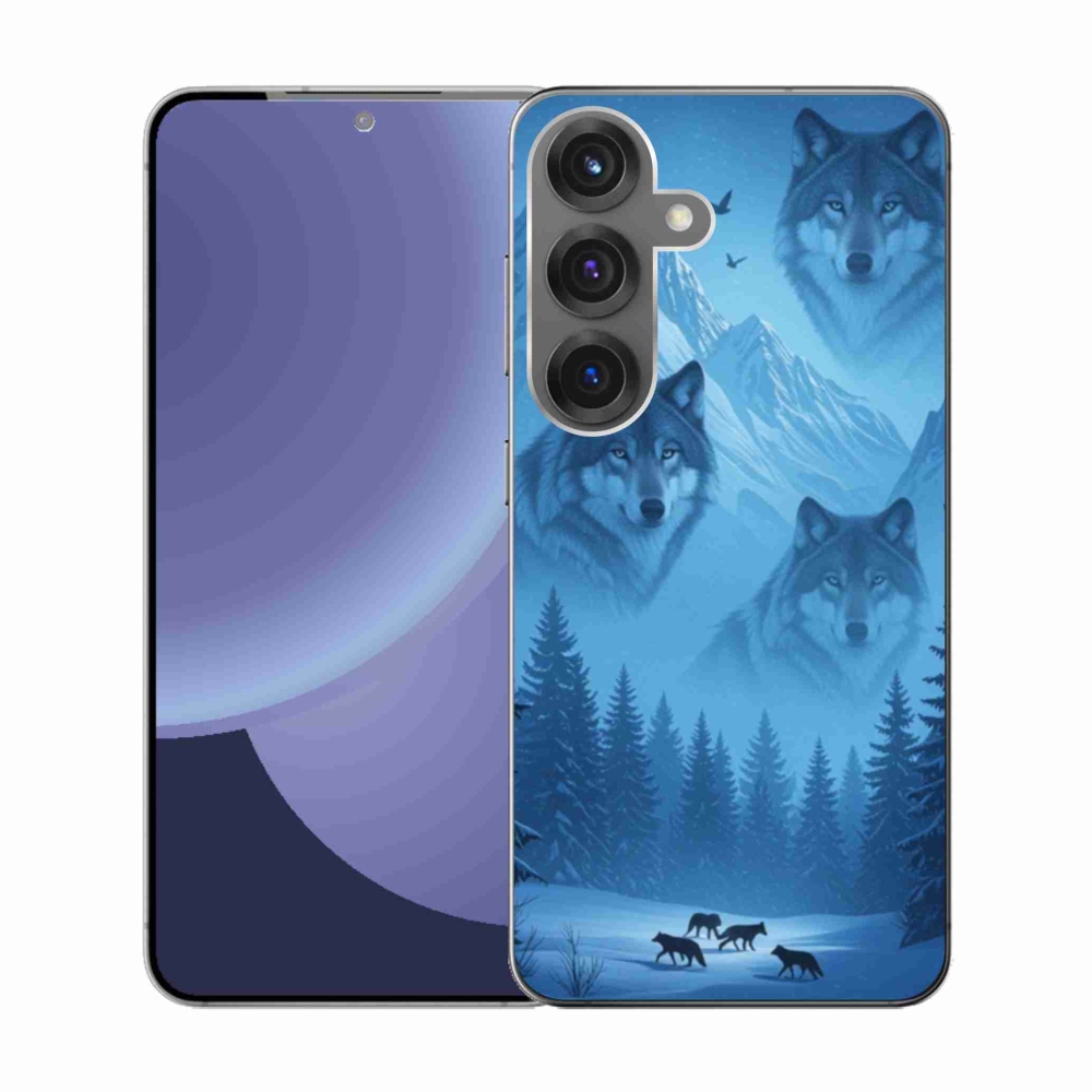 Gélový kryt mmCase na Samsung Galaxy S25 - vlčia svorka