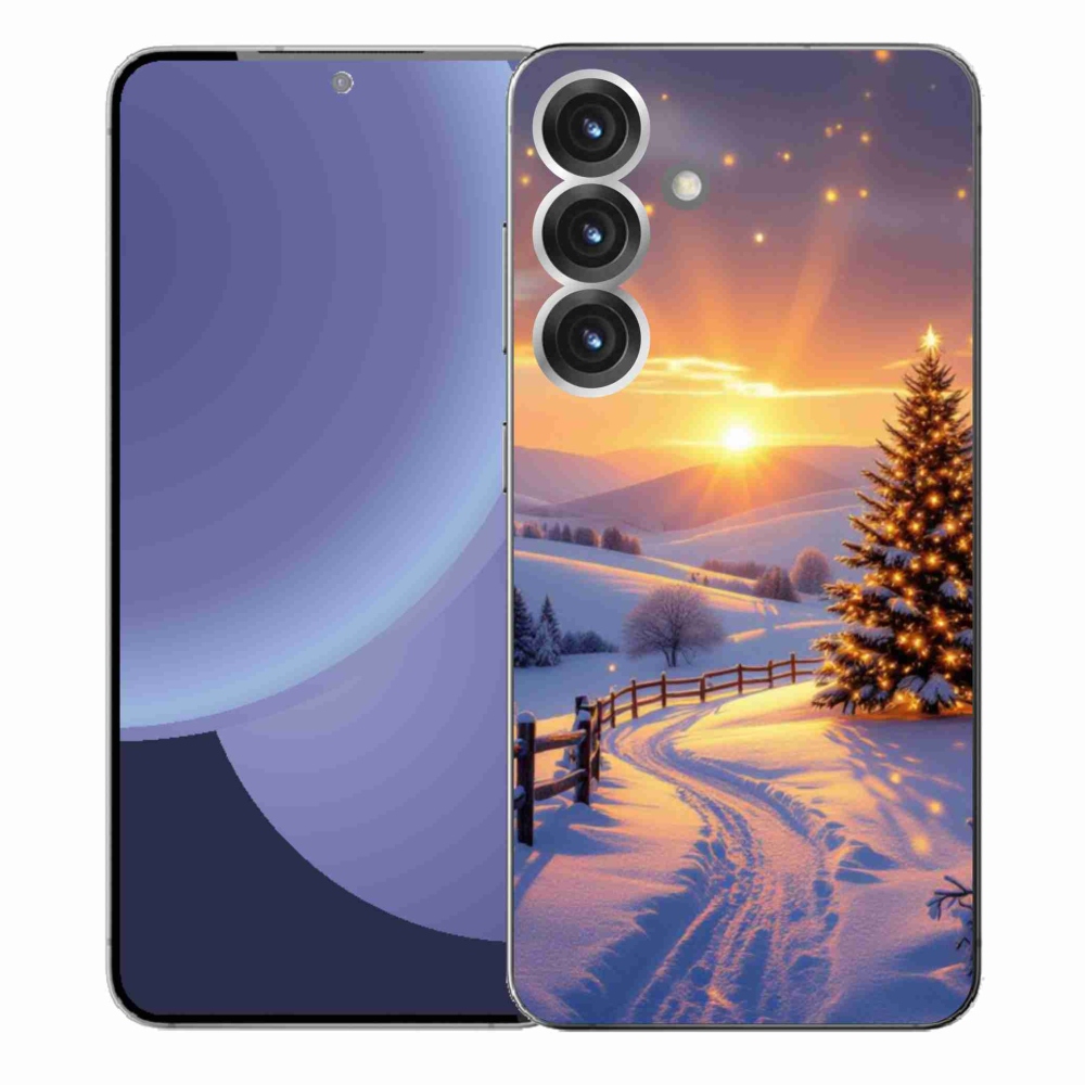 Gélový kryt mmCase na Samsung Galaxy S25+ - zimná krajina