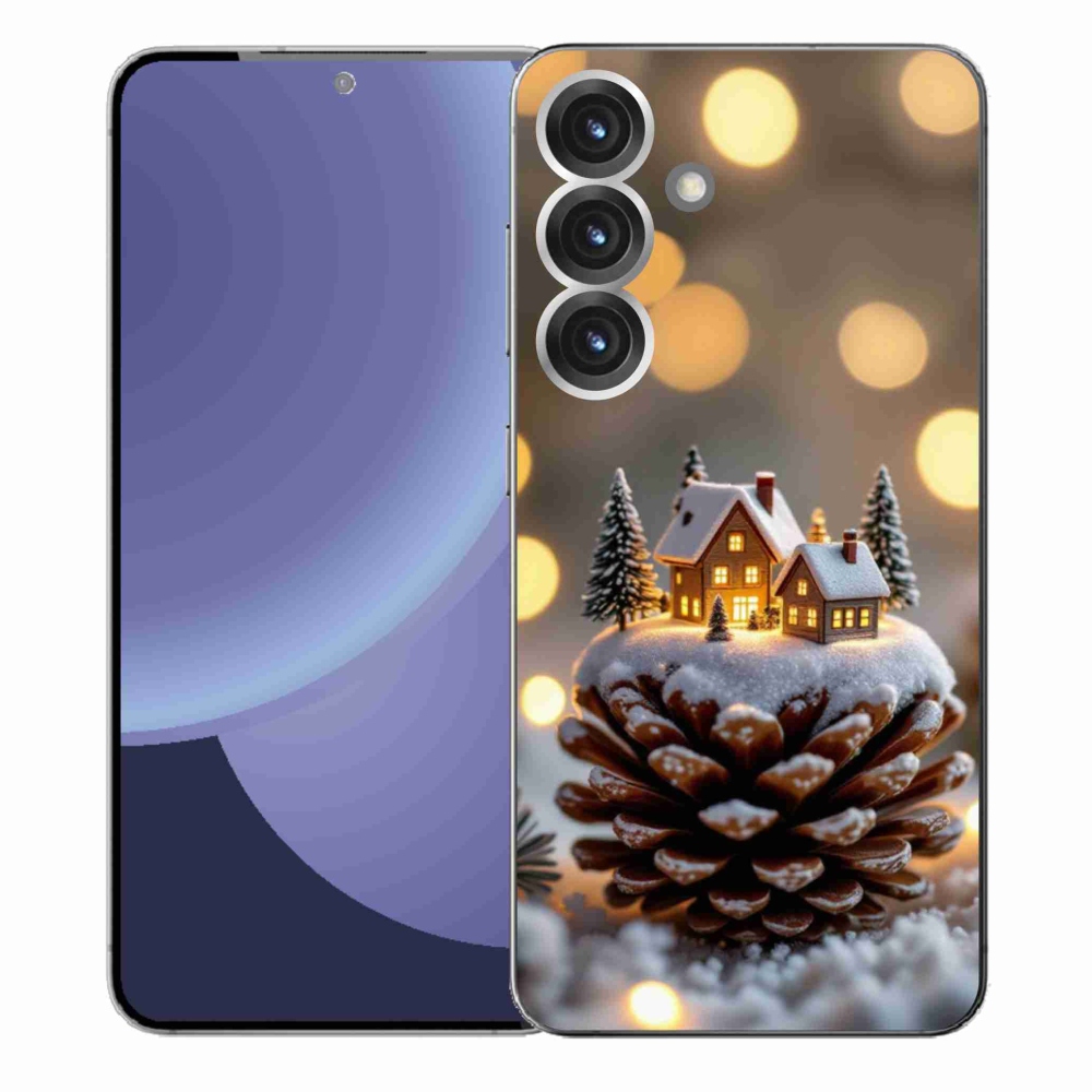 Gélový kryt mmCase na Samsung Galaxy S25+ - zimná dedinka