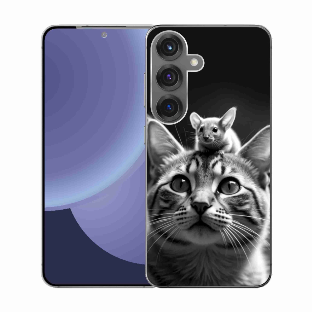 Gélový kryt mmCase na Samsung Galaxy S25 - zvieracie priateľstvo 2