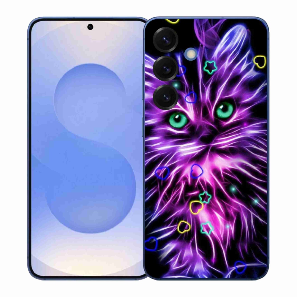 Gélový kryt mmCase na Samsung Galaxy S26+ - abstraktná mačka