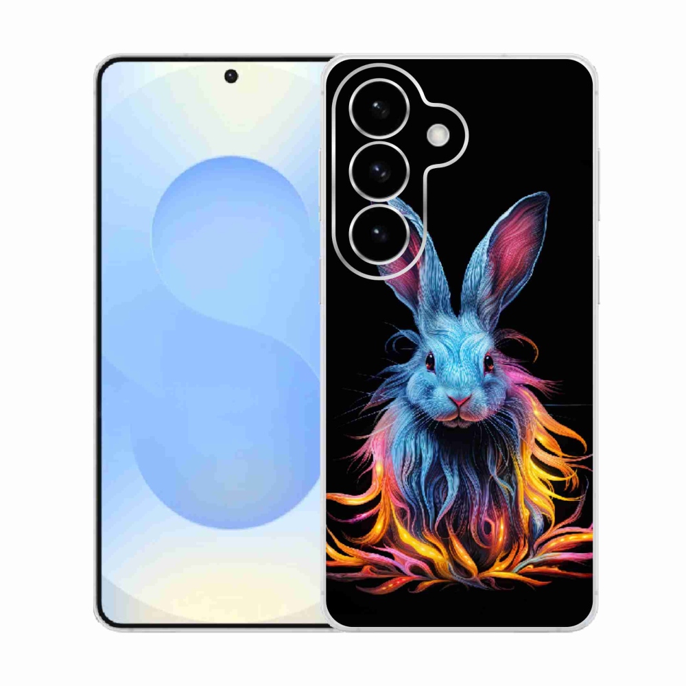 Gélový kryt mmCase na Samsung Galaxy S26 - abstraktný zajac