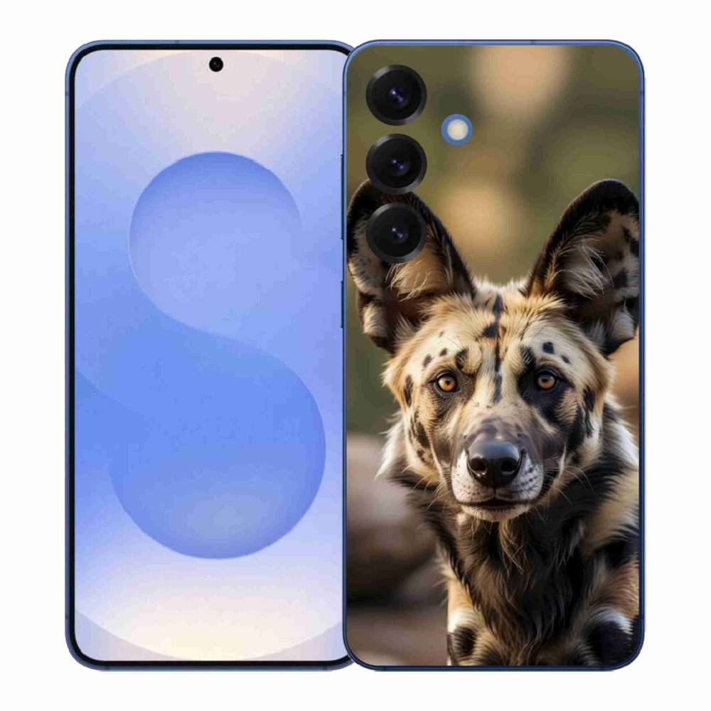 Gélový kryt mmCase na Samsung Galaxy S26+ - africký divoký pes