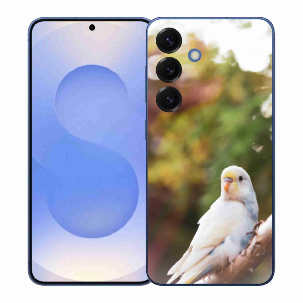 Gélový kryt mmCase na Samsung Galaxy S26+ - andulka biela