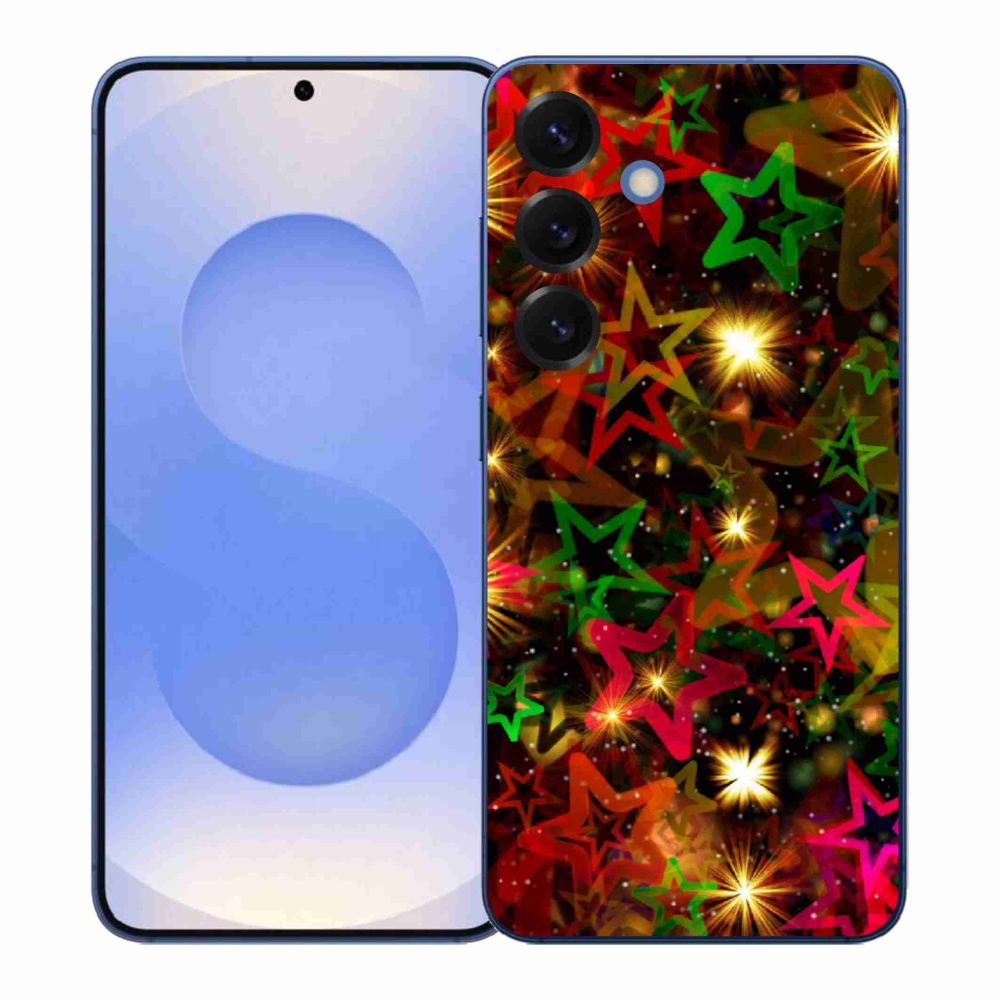 Gélový kryt mmCase na Samsung Galaxy S26+ - farebné hviezdičky