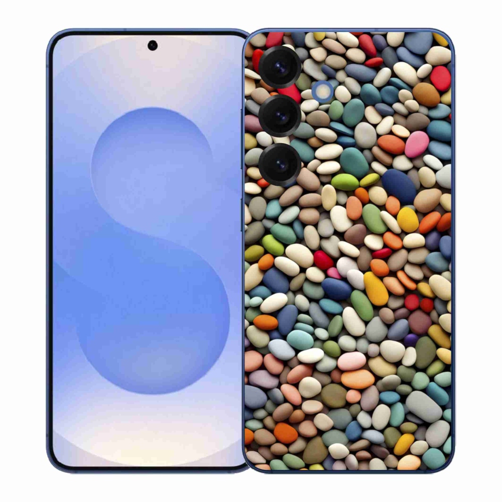 Gélový kryt mmCase na Samsung Galaxy S26+ - farebné kamienky 2