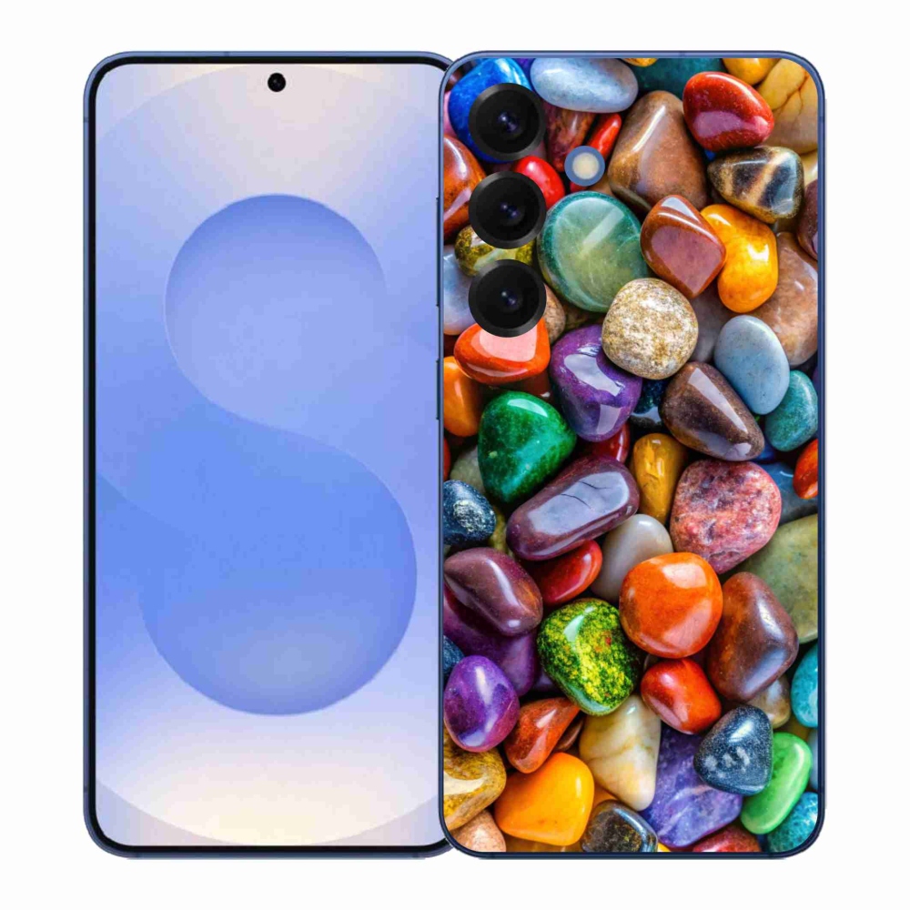 Gélový kryt mmCase na Samsung Galaxy S26+ - farebné kamienky