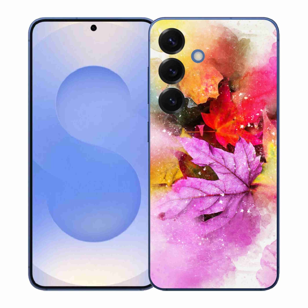 Gélový kryt mmCase na Samsung Galaxy S26+ - farebné listy