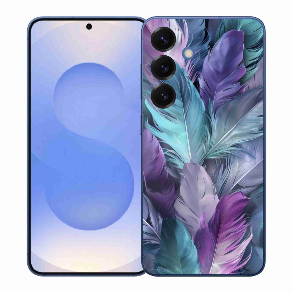 Gélový kryt mmCase na Samsung Galaxy S26+ - farebné perie 2