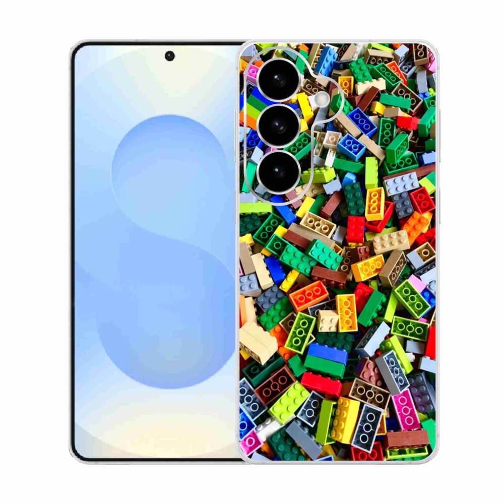 Gélový kryt mmCase na Samsung Galaxy S26 - farebné stavebné kocky