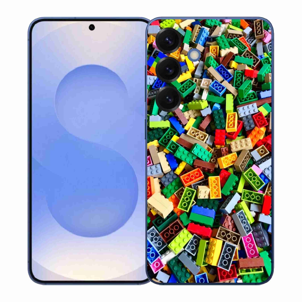 Gélový kryt mmCase na Samsung Galaxy S26+ - farebné stavebné kocky