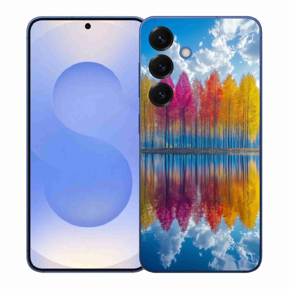 Gélový kryt mmCase na Samsung Galaxy S26+ - farebné stromy