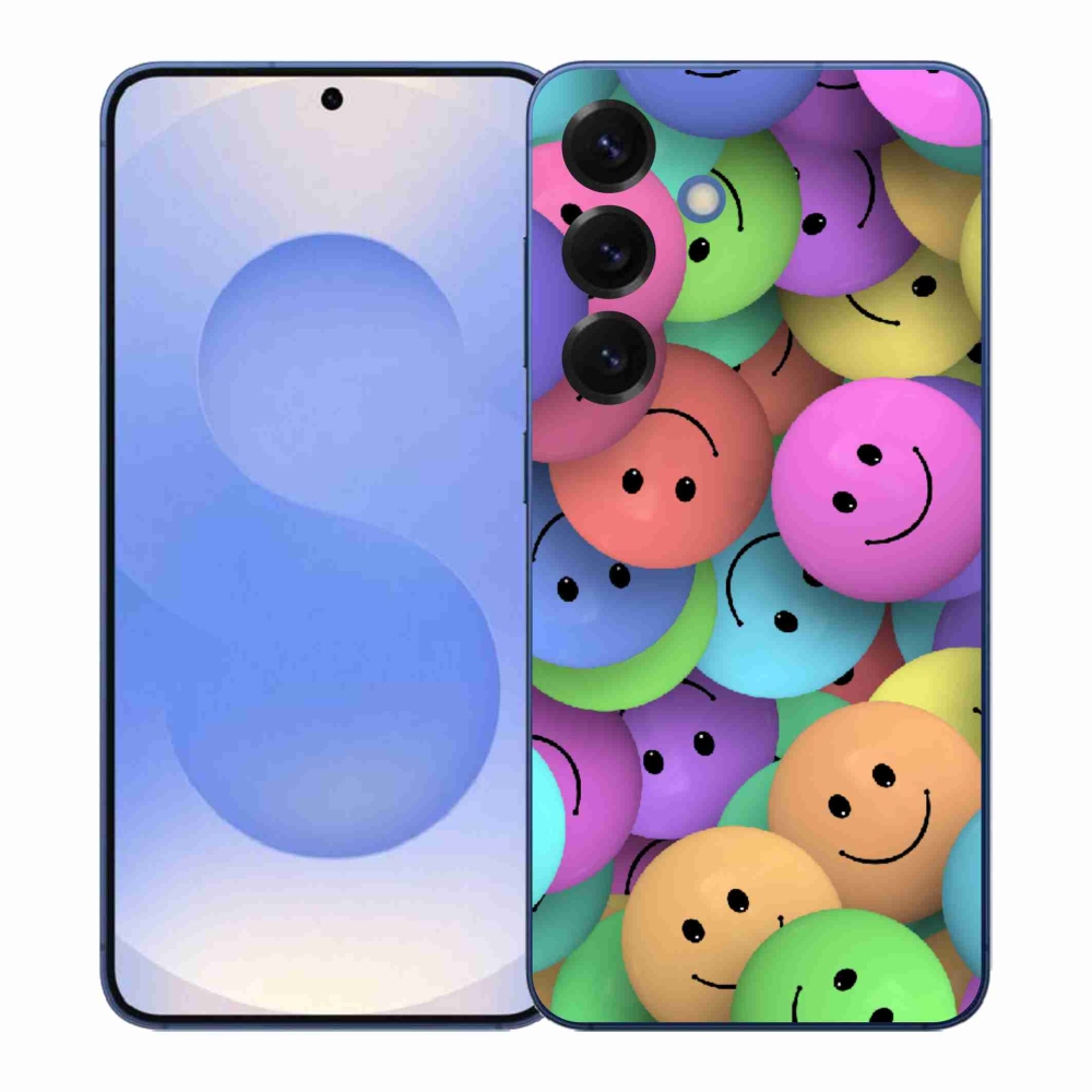Gélový kryt mmCase na Samsung Galaxy S26+ - farební smajlíci