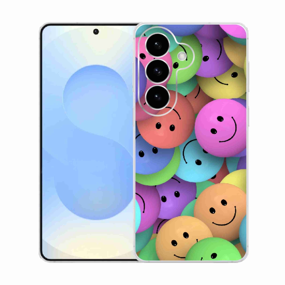 Gélový kryt mmCase na Samsung Galaxy S26 - farební smajlíci