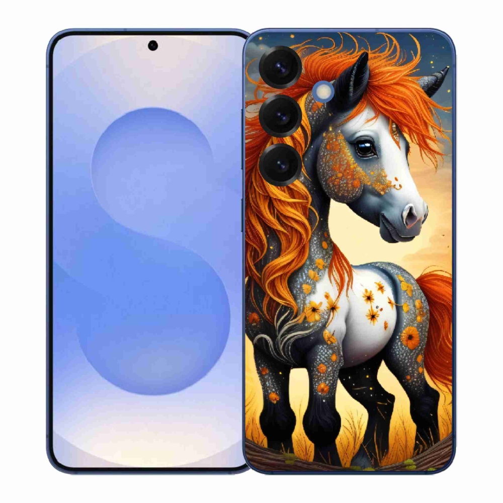 Gélový kryt mmCase na Samsung Galaxy S26+ - farebný poník