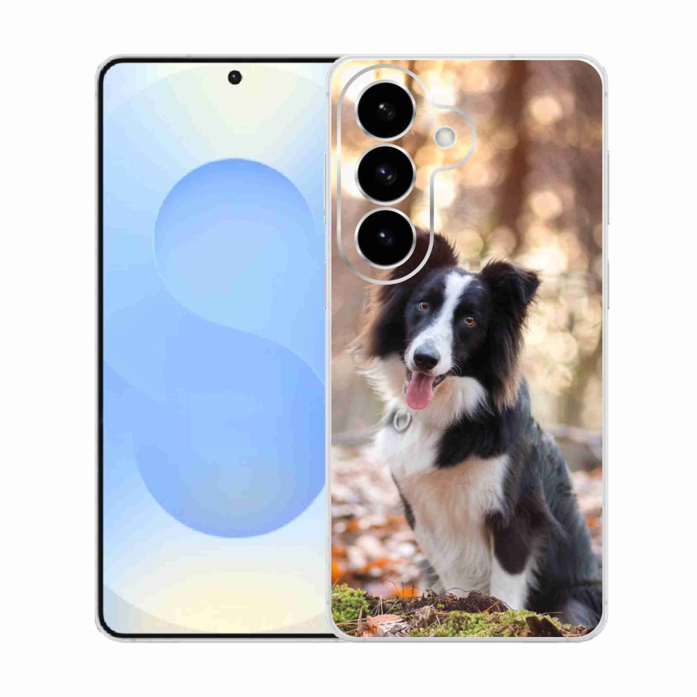 Gélový kryt mmCase na Samsung Galaxy S26 - border kólia 1