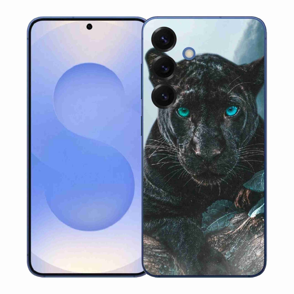 Gélový kryt mmCase na Samsung Galaxy S26+ - čierny panter