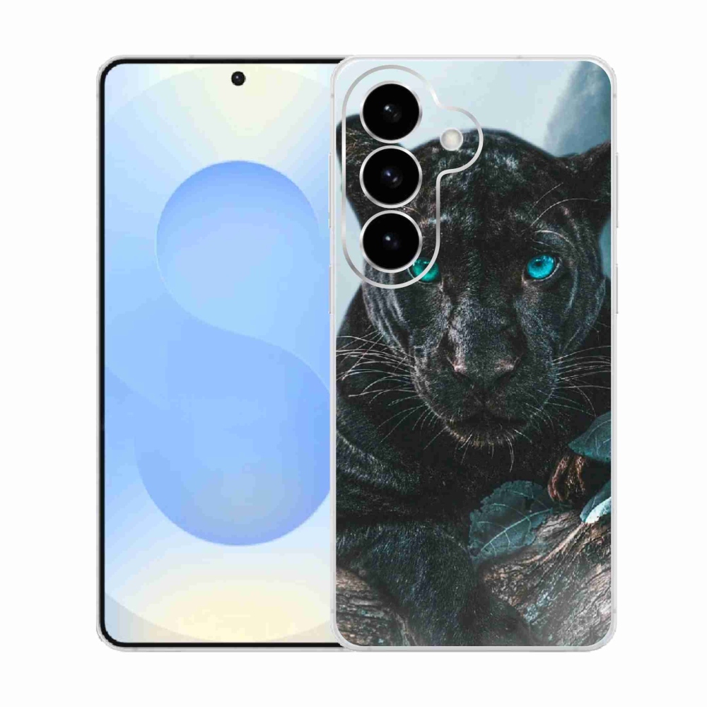 Gélový kryt mmCase na Samsung Galaxy S26 - čierny panter