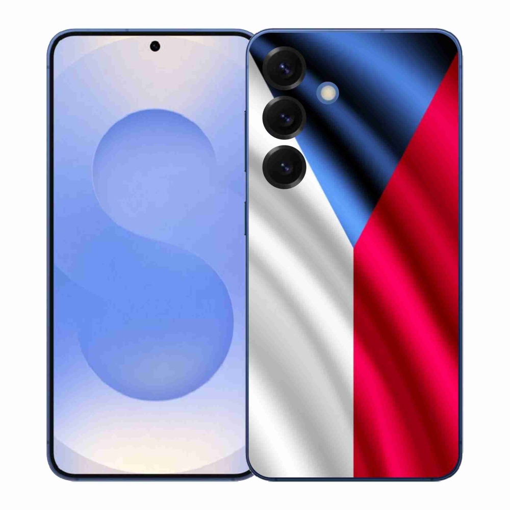 Gélový kryt mmCase na Samsung Galaxy S26+ - česká vlajka