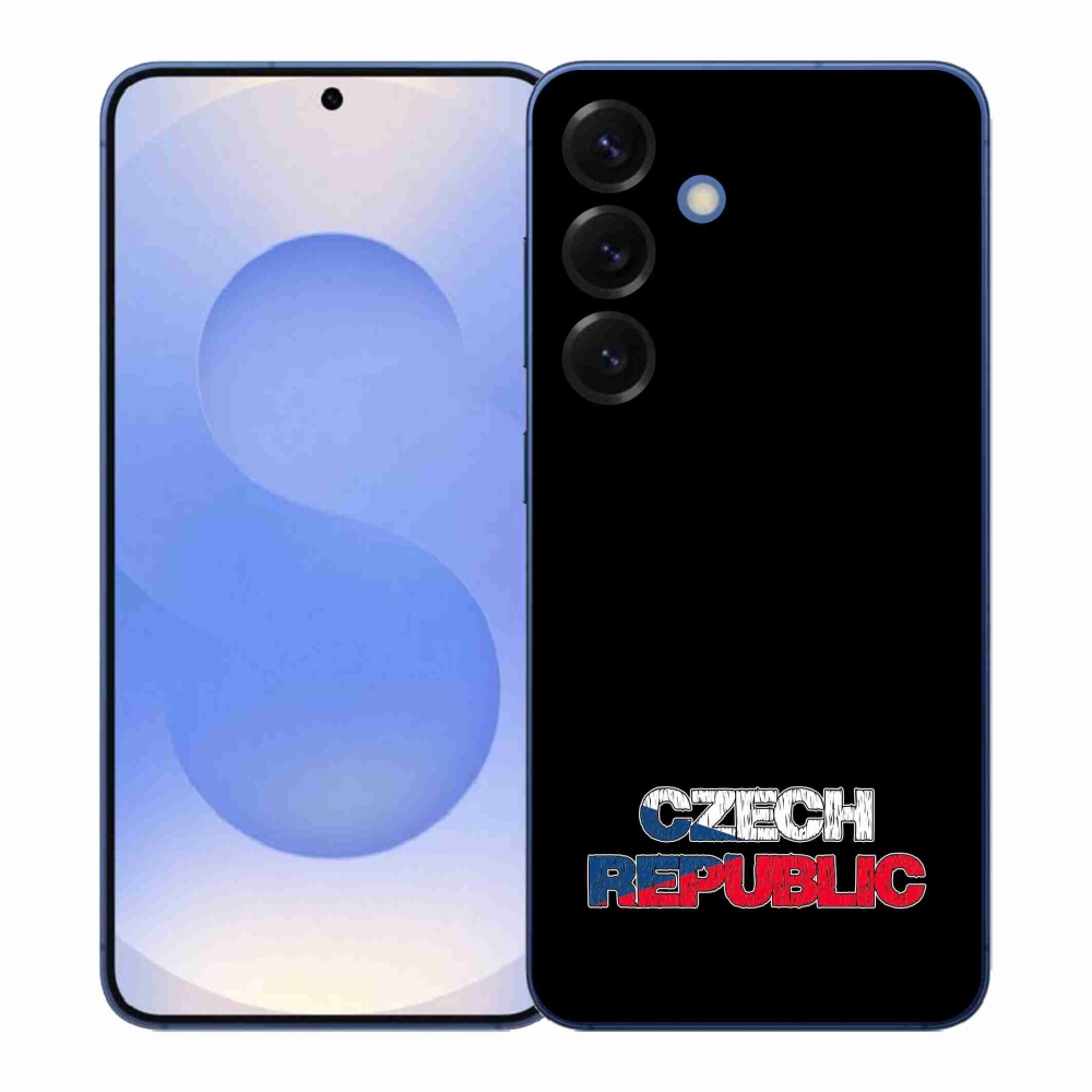 Gélový kryt mmCase na Samsung Galaxy S26+ - Slovak Republic čierne pozadie