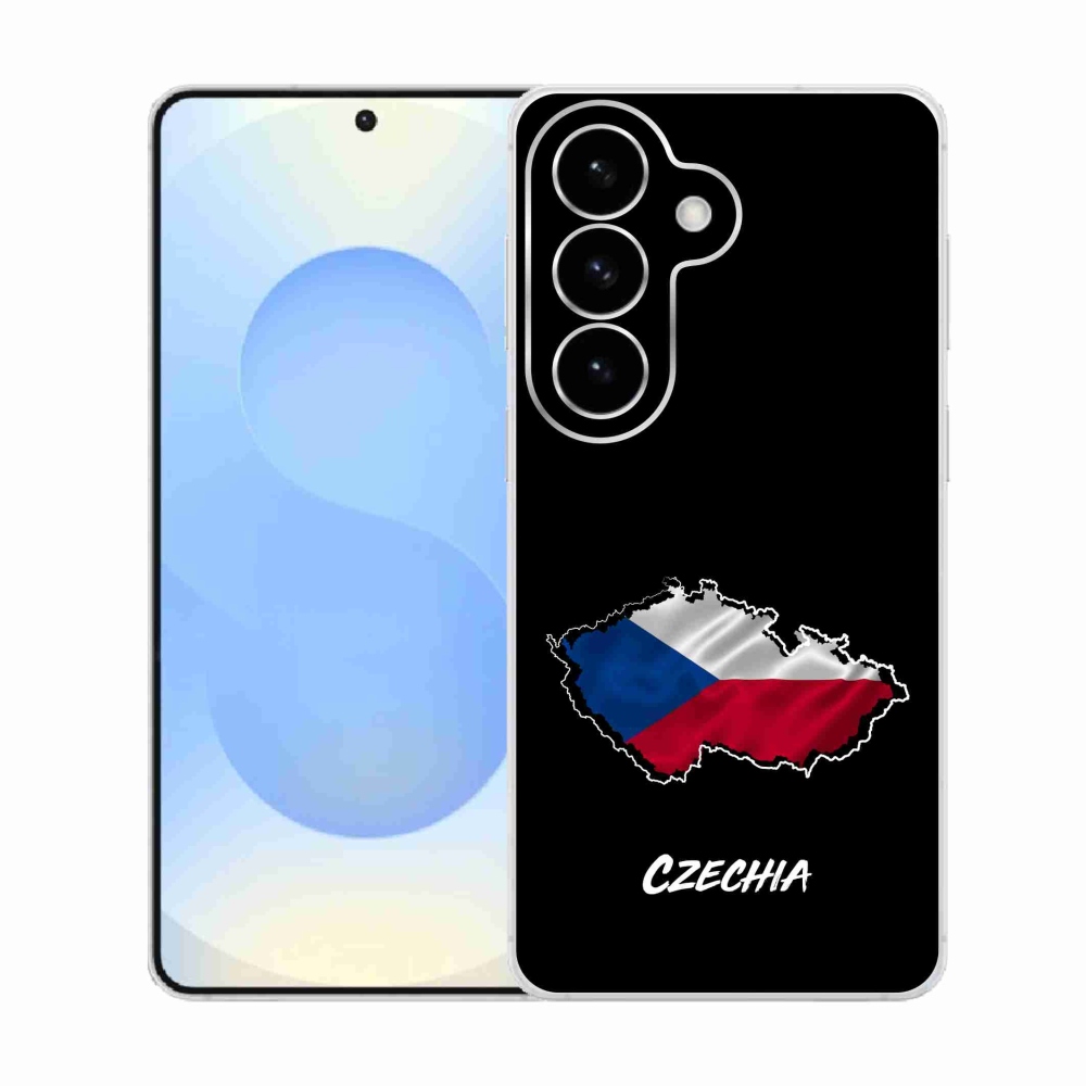Gélový kryt mmCase na Samsung Galaxy S26 - Slovakia čierne pozadie