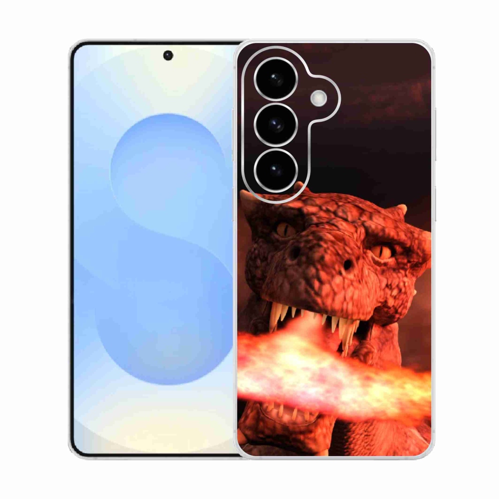 Gélový kryt mmCase na Samsung Galaxy S26 - drak