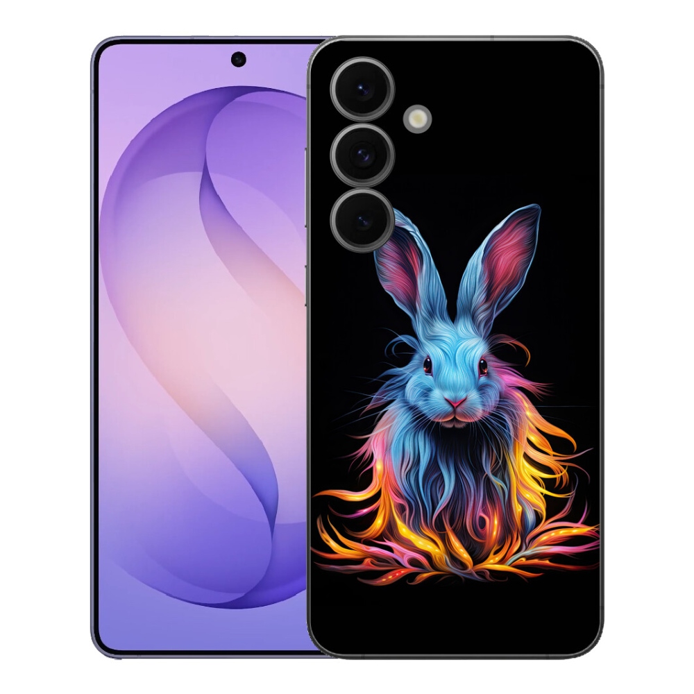 Gélový kryt mmCase na Samsung Galaxy S26 FE - abstraktný zajac