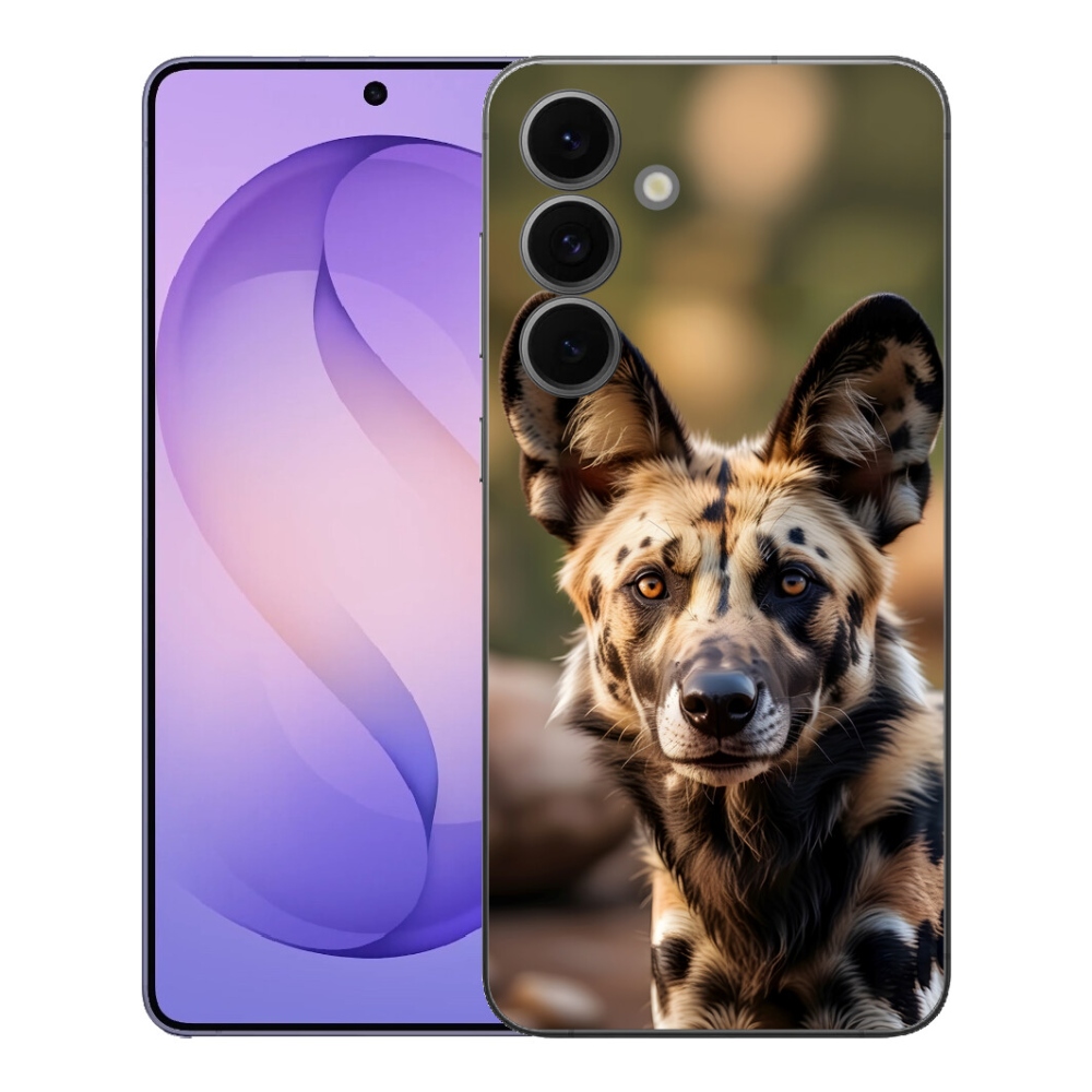 Gélový kryt mmCase na Samsung Galaxy S26 FE - africký divoký pes