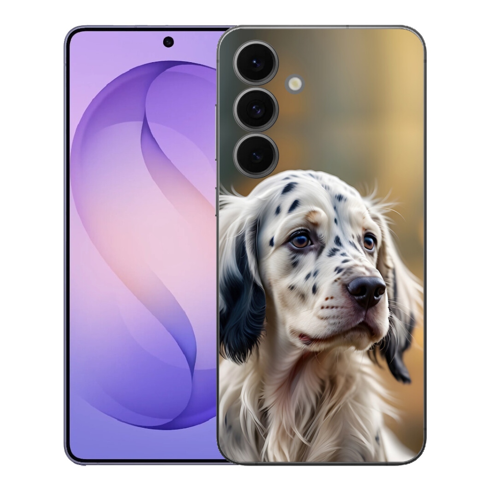 Gélový kryt mmCase na Samsung Galaxy S26 FE - anglický seter