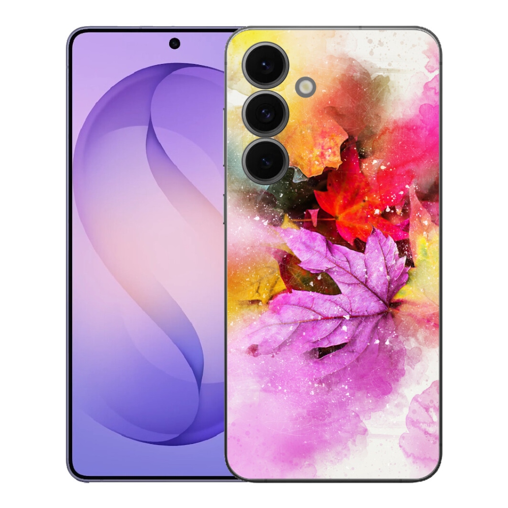 Gélový kryt mmCase na Samsung Galaxy S26 FE - farebné listy
