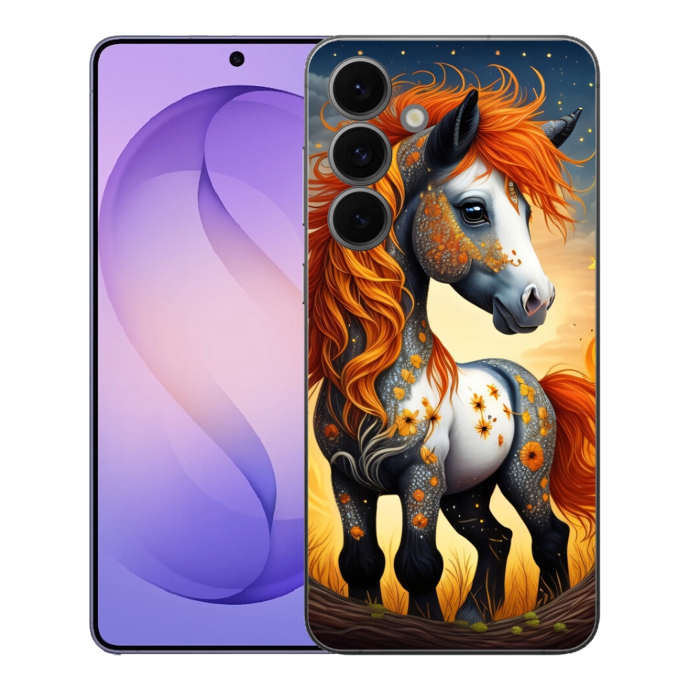Gélový kryt mmCase na Samsung Galaxy S26 FE - farebný poník