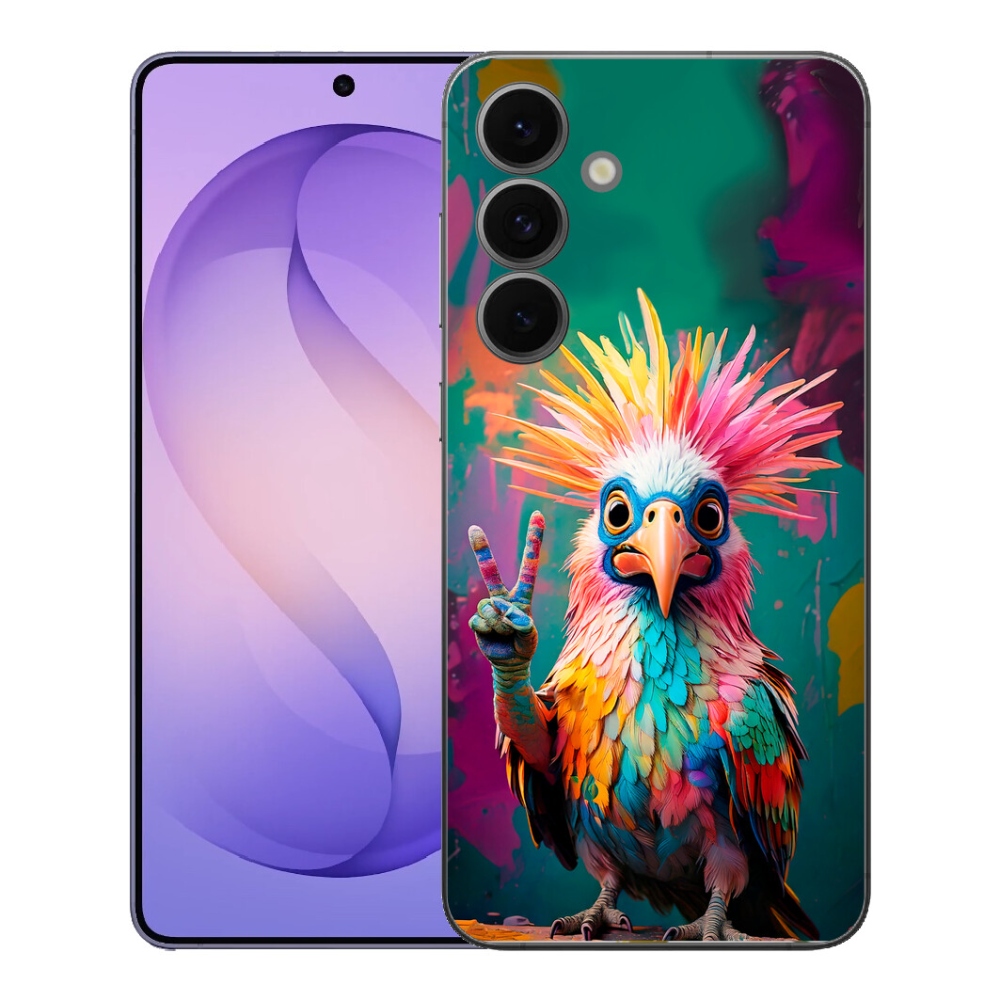 Gélový kryt mmCase na Samsung Galaxy S26 FE - farebný rebel