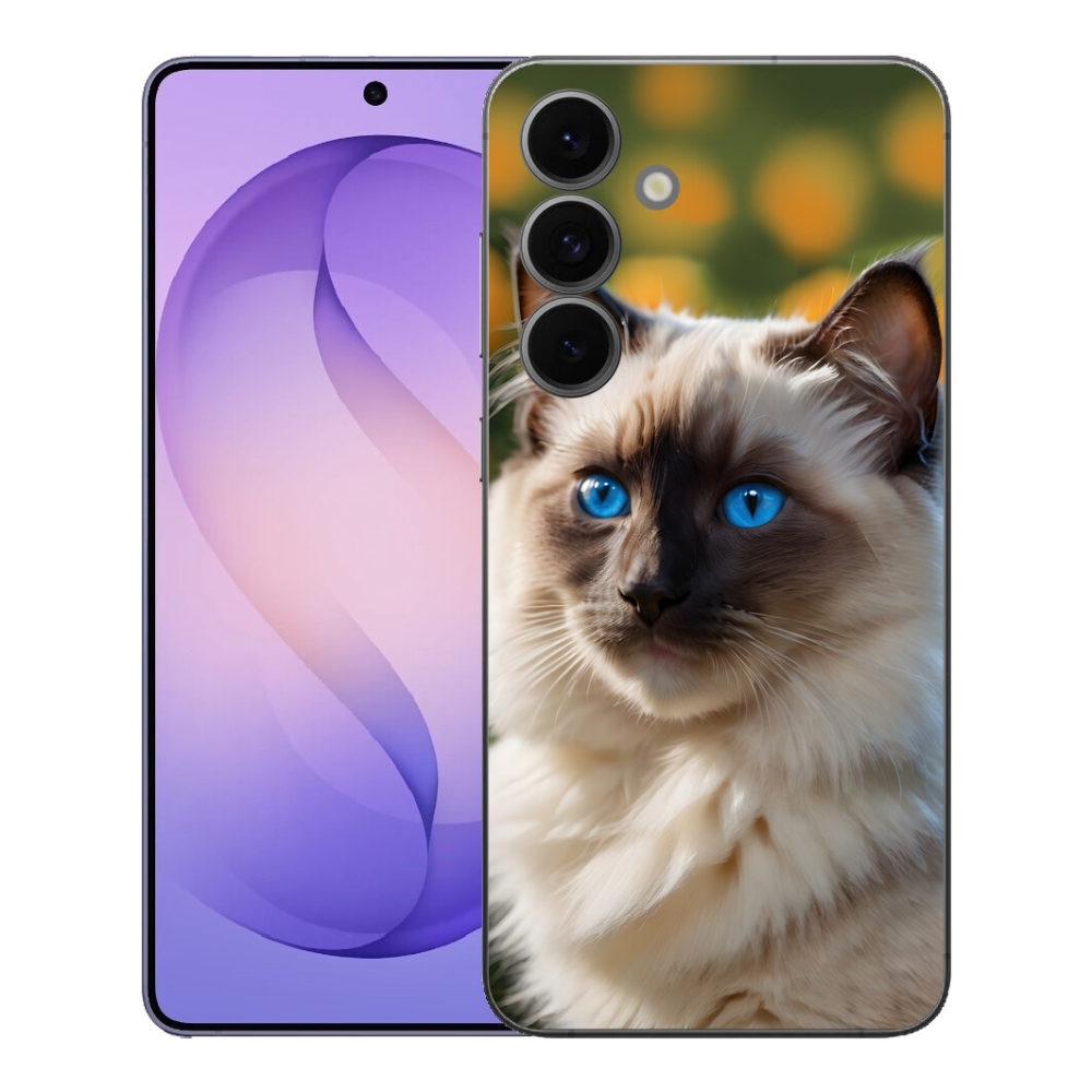 Gélový kryt mmCase na Samsung Galaxy S26 FE - biely ragdoll