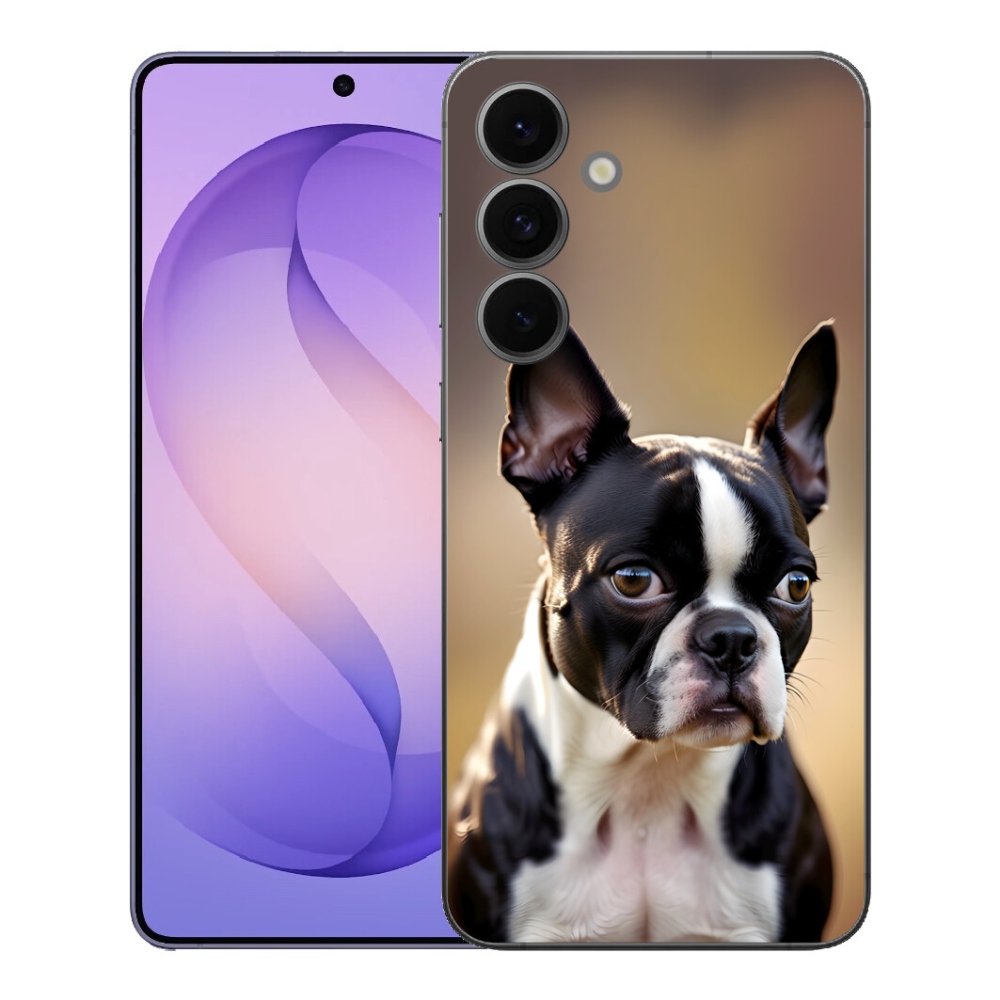 Gélový kryt mmCase na Samsung Galaxy S26 FE - bostonský teriér