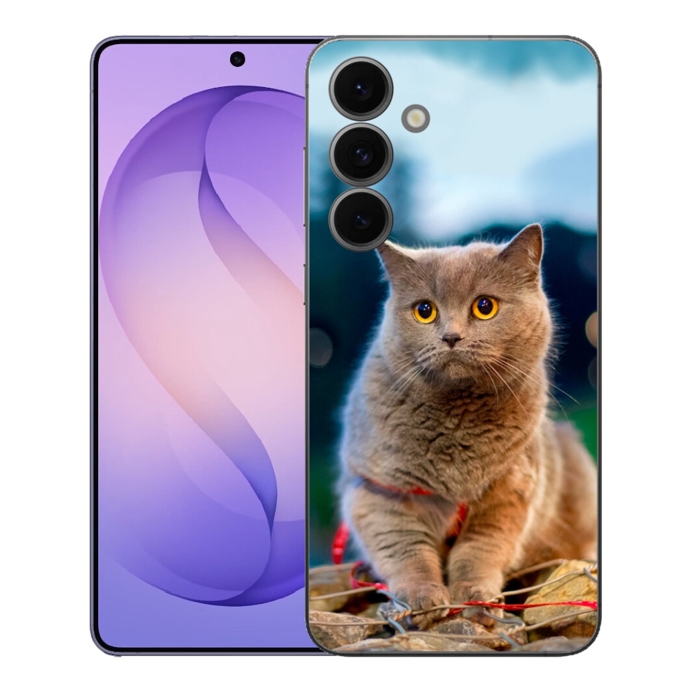 Gélový kryt mmCase na Samsung Galaxy S26 FE - britská modrá 2