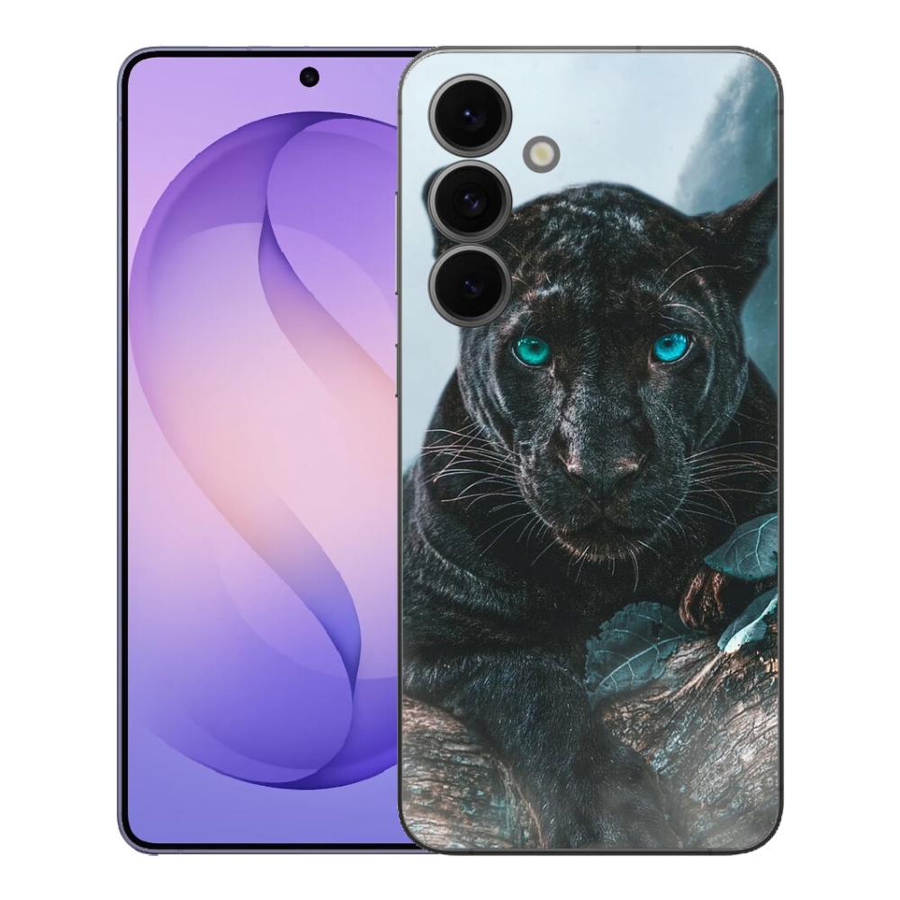 Gélový kryt mmCase na Samsung Galaxy S26 FE - čierny panter