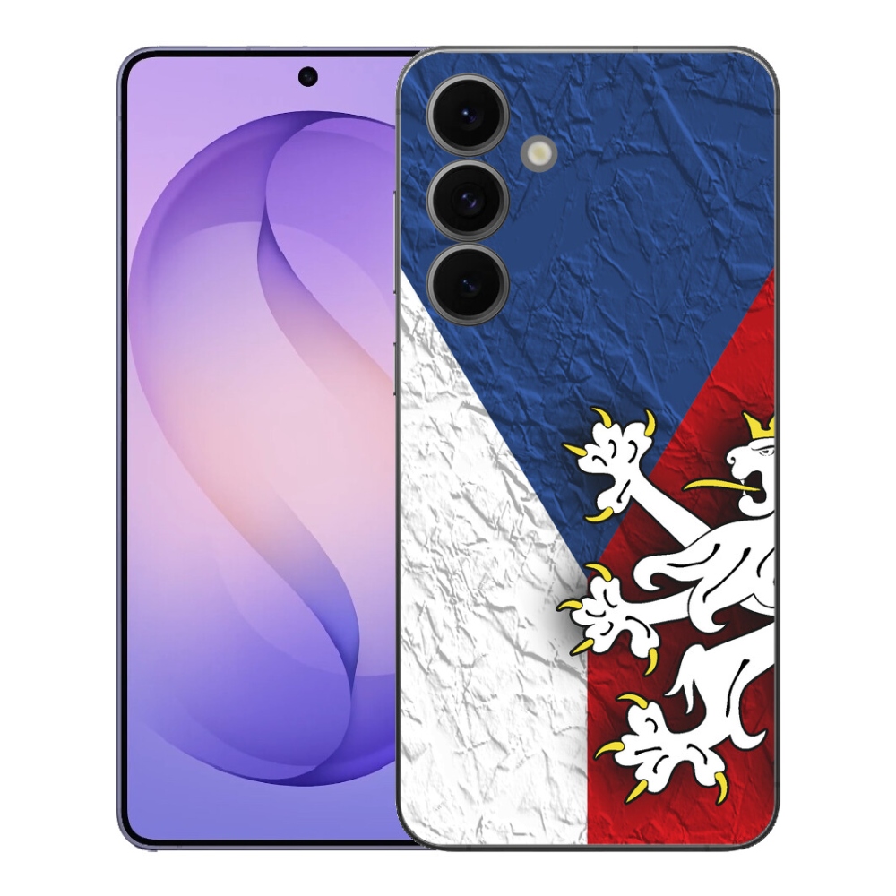 Gélový kryt mmCase na Samsung Galaxy S26 FE - slovenská vlajka 1