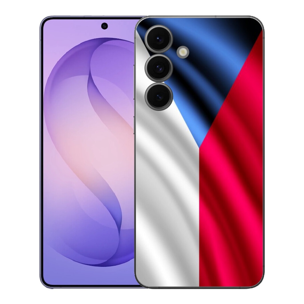 Gélový kryt mmCase na Samsung Galaxy S26 FE - česká vlajka