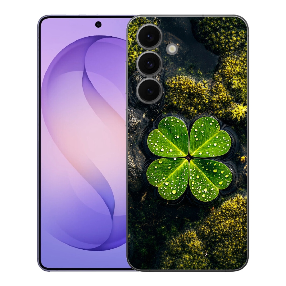 Gélový kryt mmCase na Samsung Galaxy S26 FE - štvorlístok