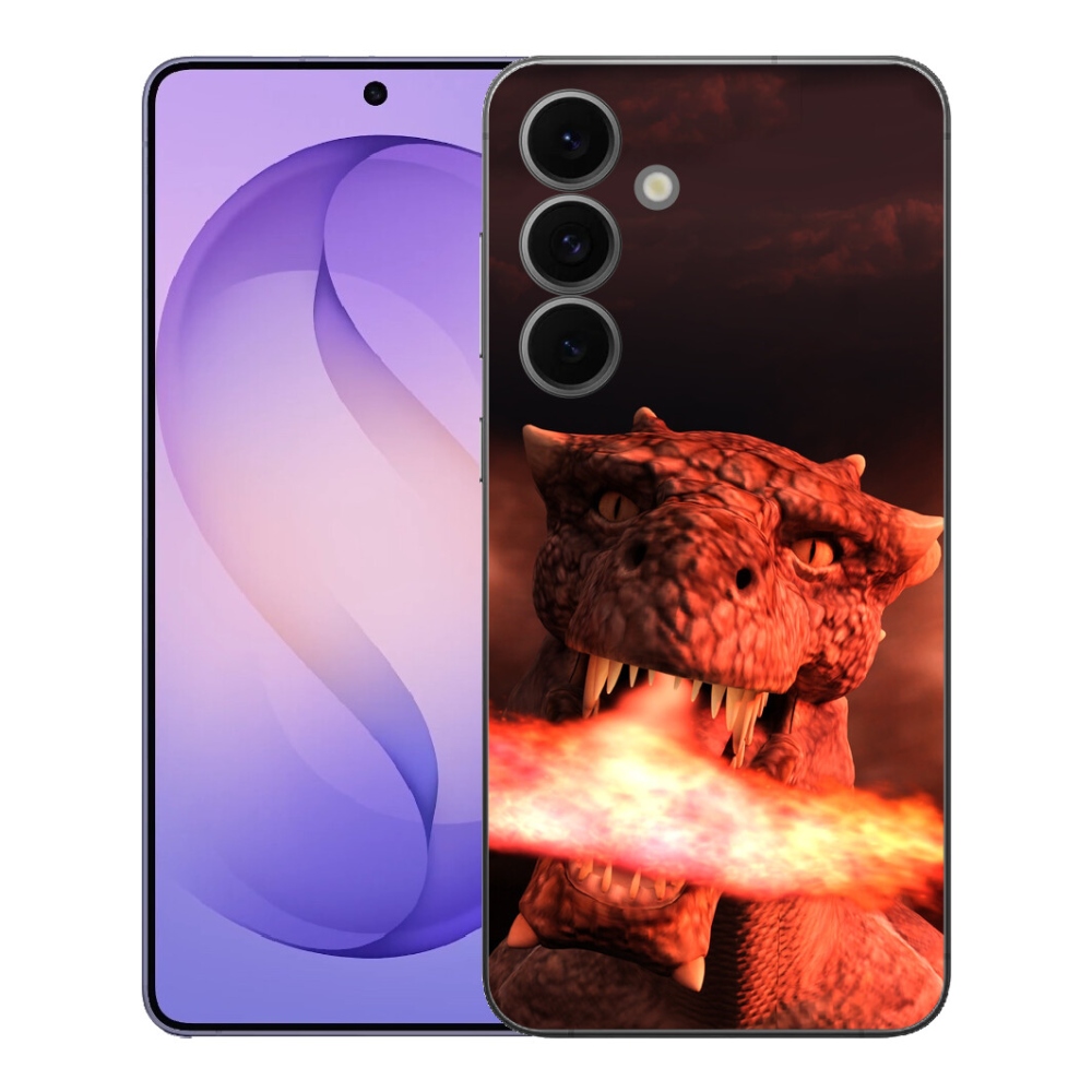 Gélový kryt mmCase na Samsung Galaxy S26 FE - drak