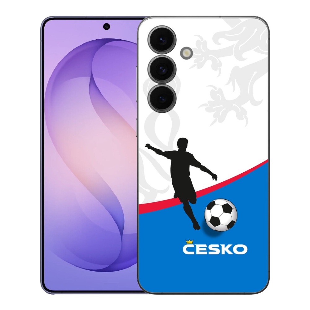 Gélový kryt mmCase na Samsung Galaxy S26 FE - futbal Česko 1