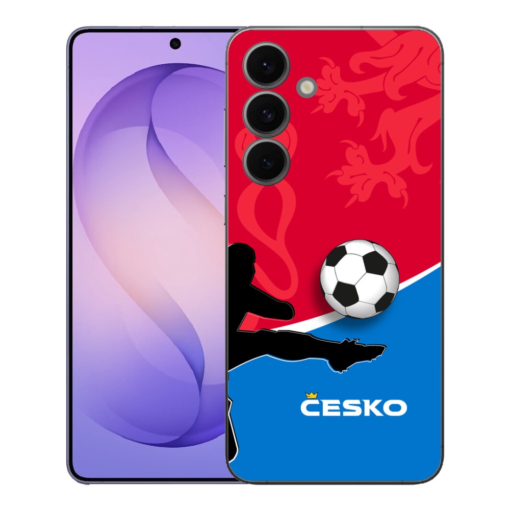 Gélový kryt mmCase na Samsung Galaxy S26 FE - futbal Česko 2