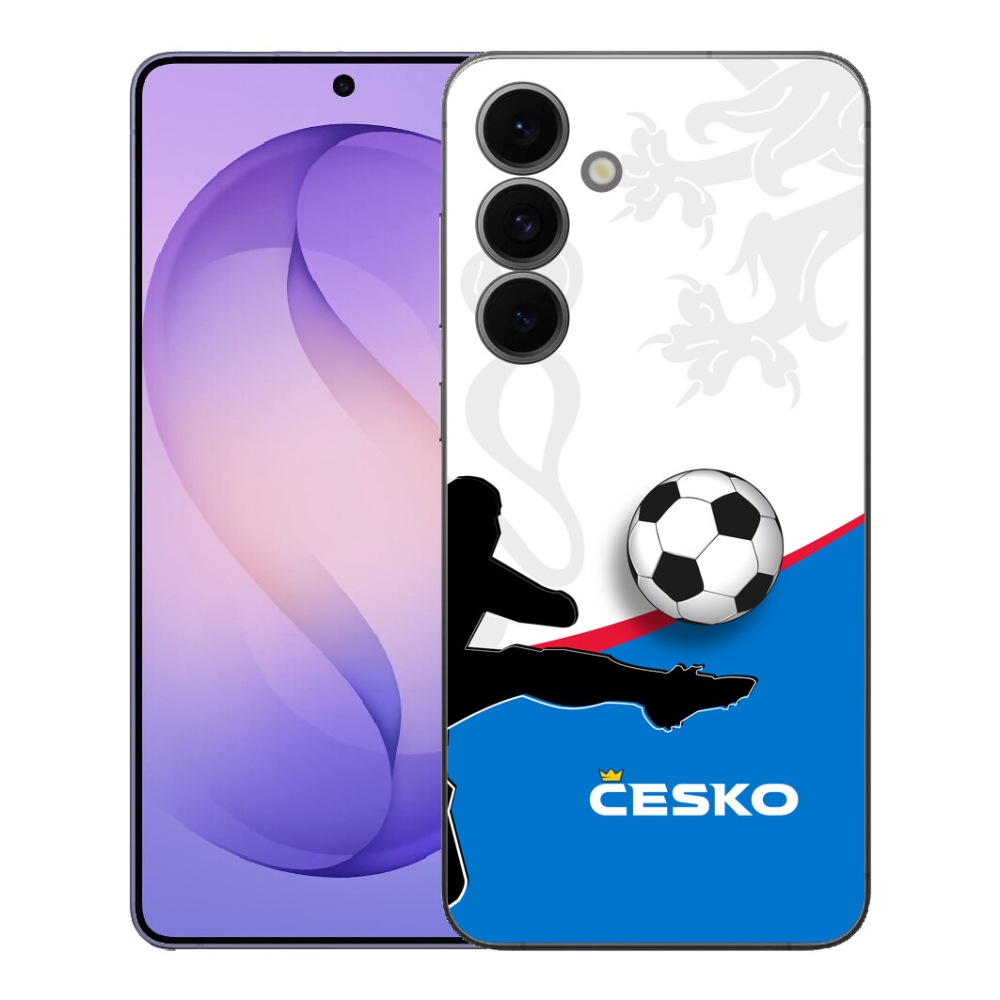 Gélový kryt mmCase na Samsung Galaxy S26 FE - futbal Česko 3
